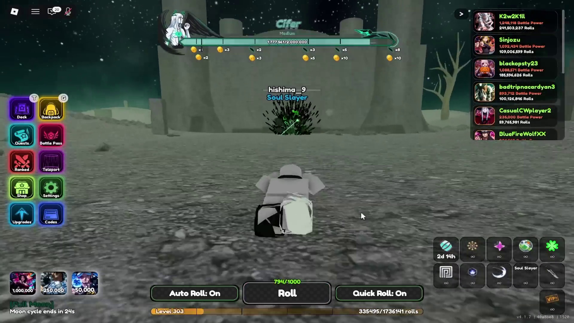 Defeating Awakened Galactic Tyrant (Celestial)